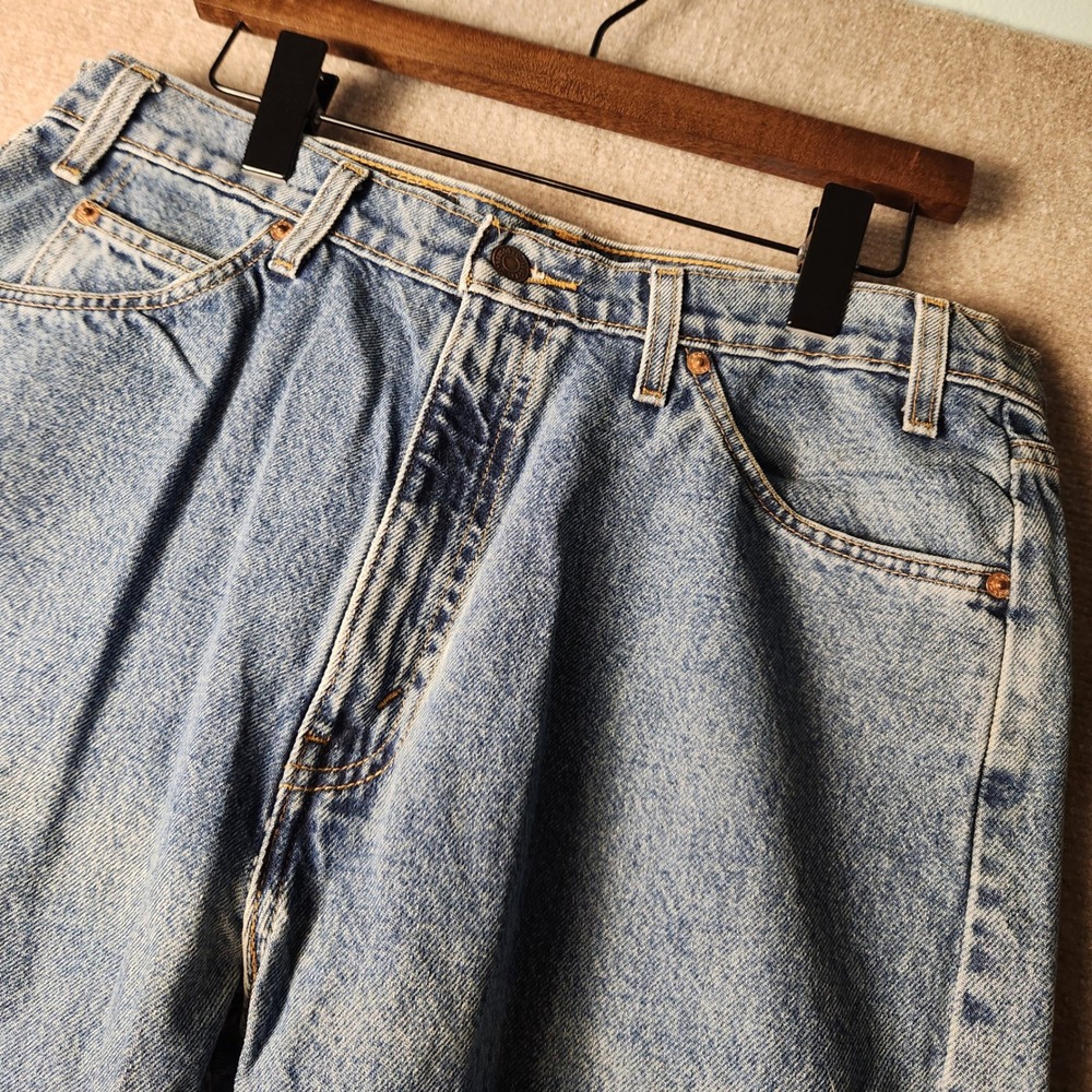 Levi's 550 Relaxed Fit Jeans Mens Y2K 90's 36x32 Orange Tag Vintage Tapered Leg